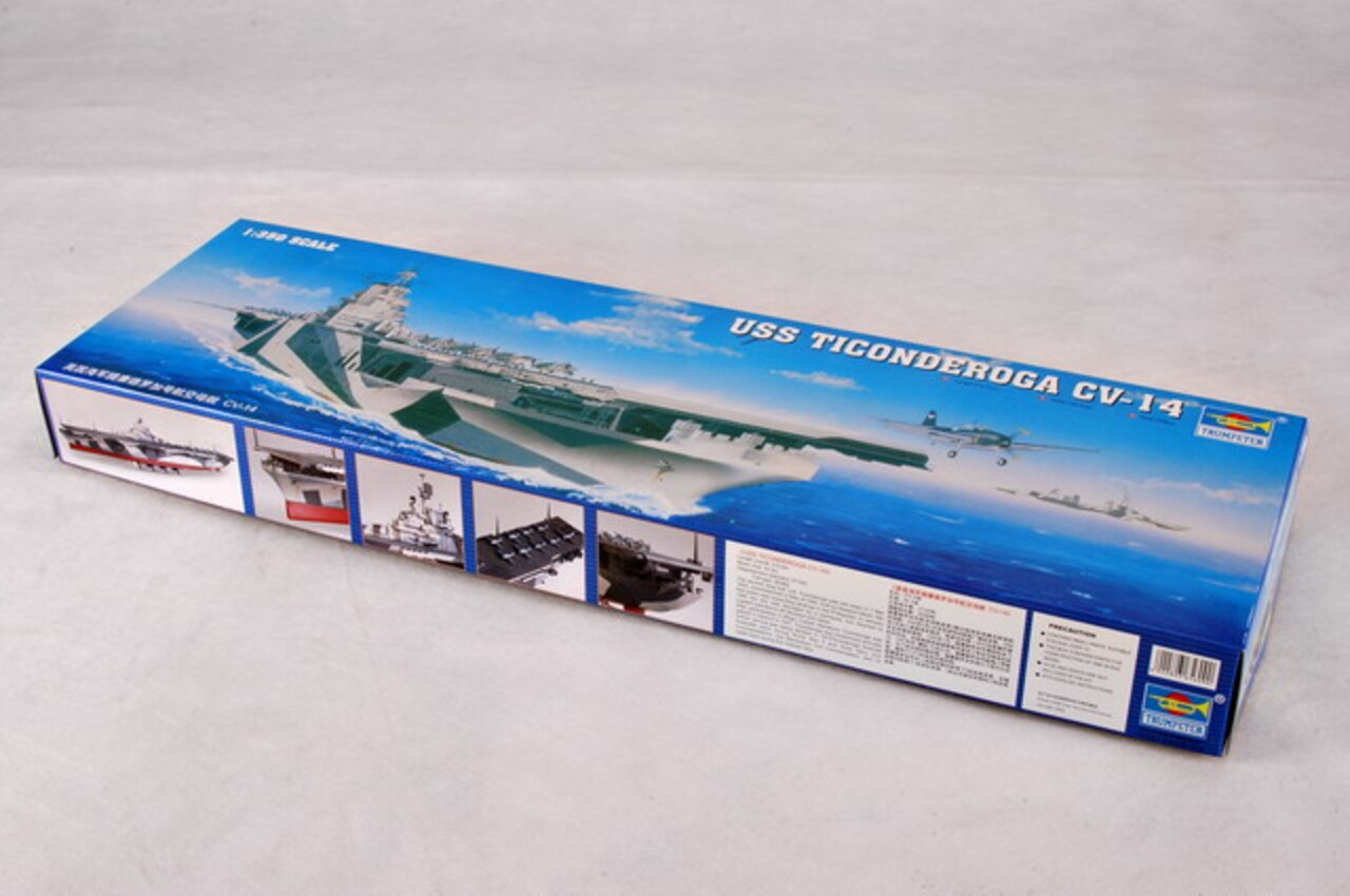 Trumpeter 1/350 USS Ticonderoga CV14 Aircraft Carrier Model Kit Plastic Model